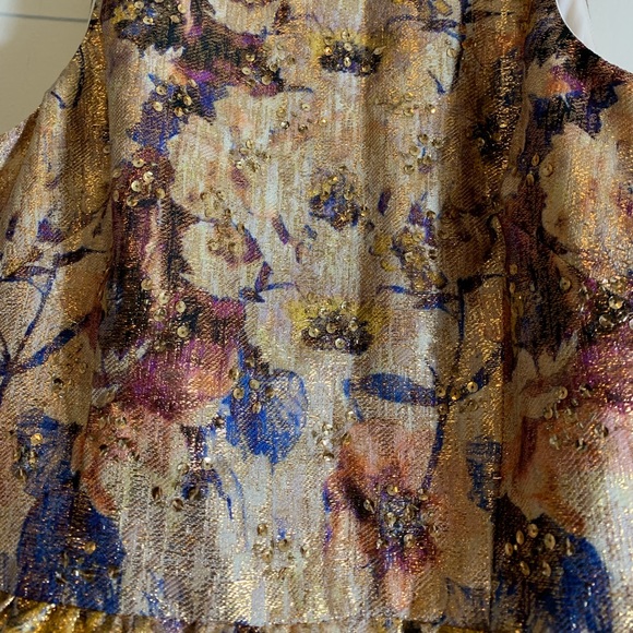 🆕NWT Anthropologie gold BHLDN Curtsy Dress - Picture 12 of 16